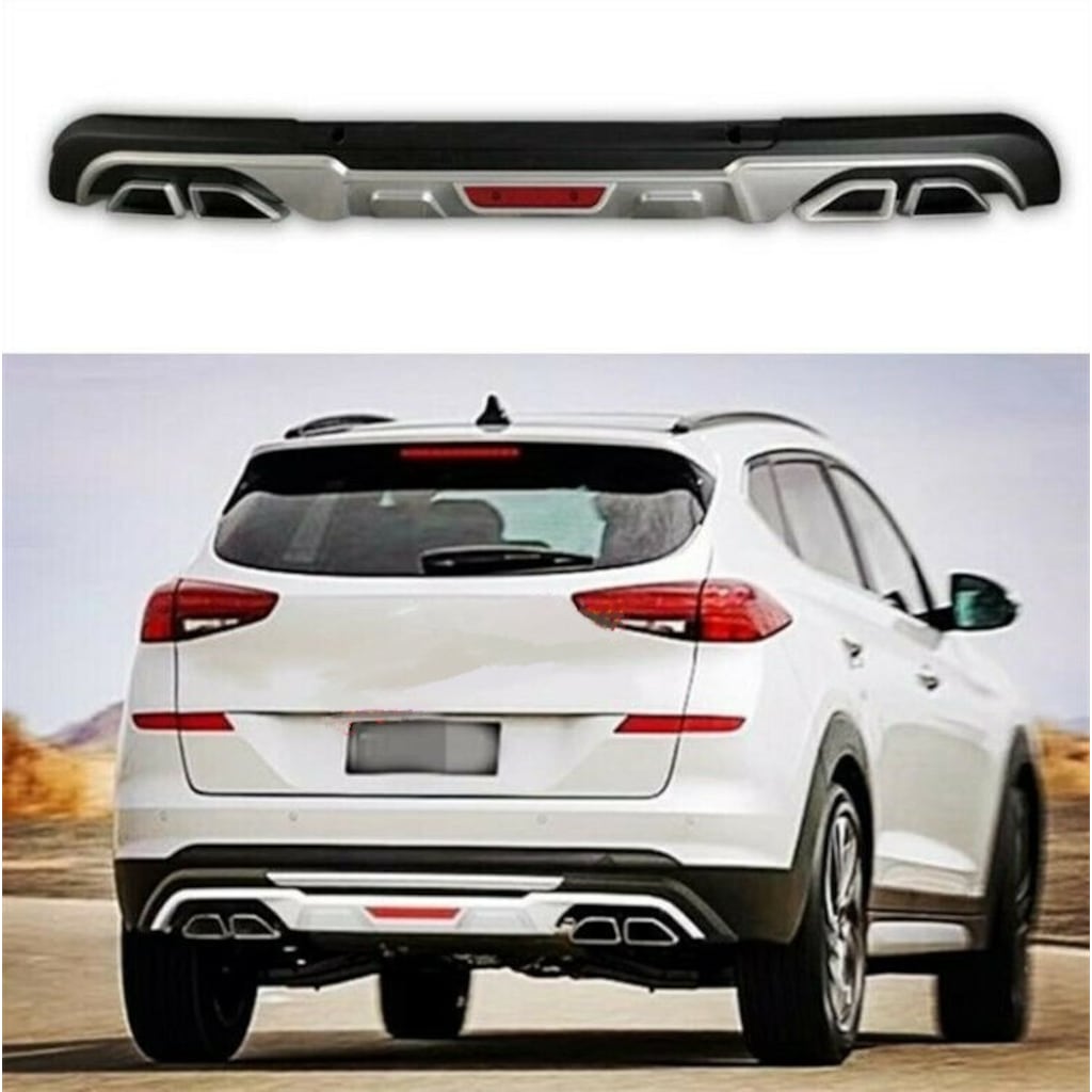 For Hyundai Tucson Rear Bumper Protection Diffuser (2018–2021) – Durable & Stylish