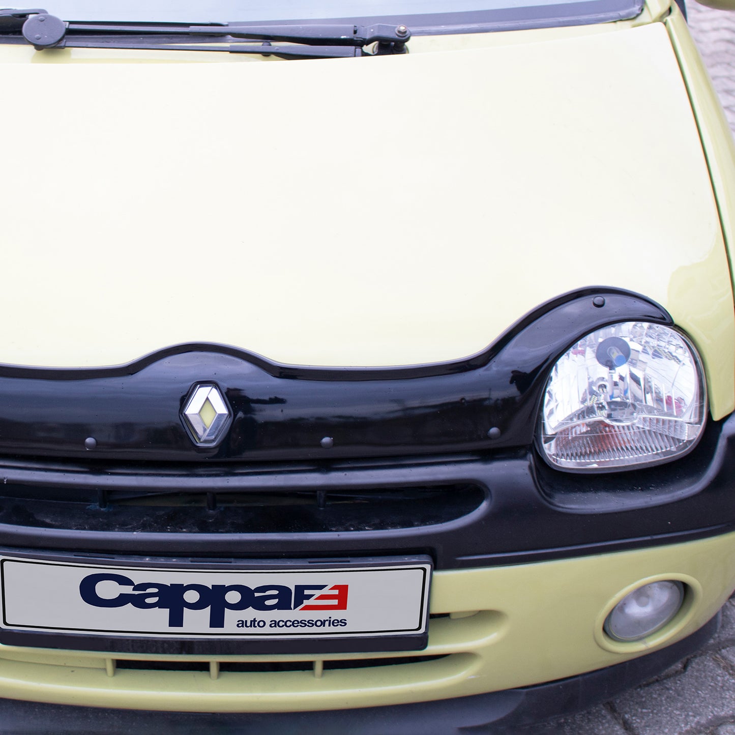 Front Hood Protection Spoiler for Renault Twingo (1993–2002) – Bug Shield & Hood Deflector Guard