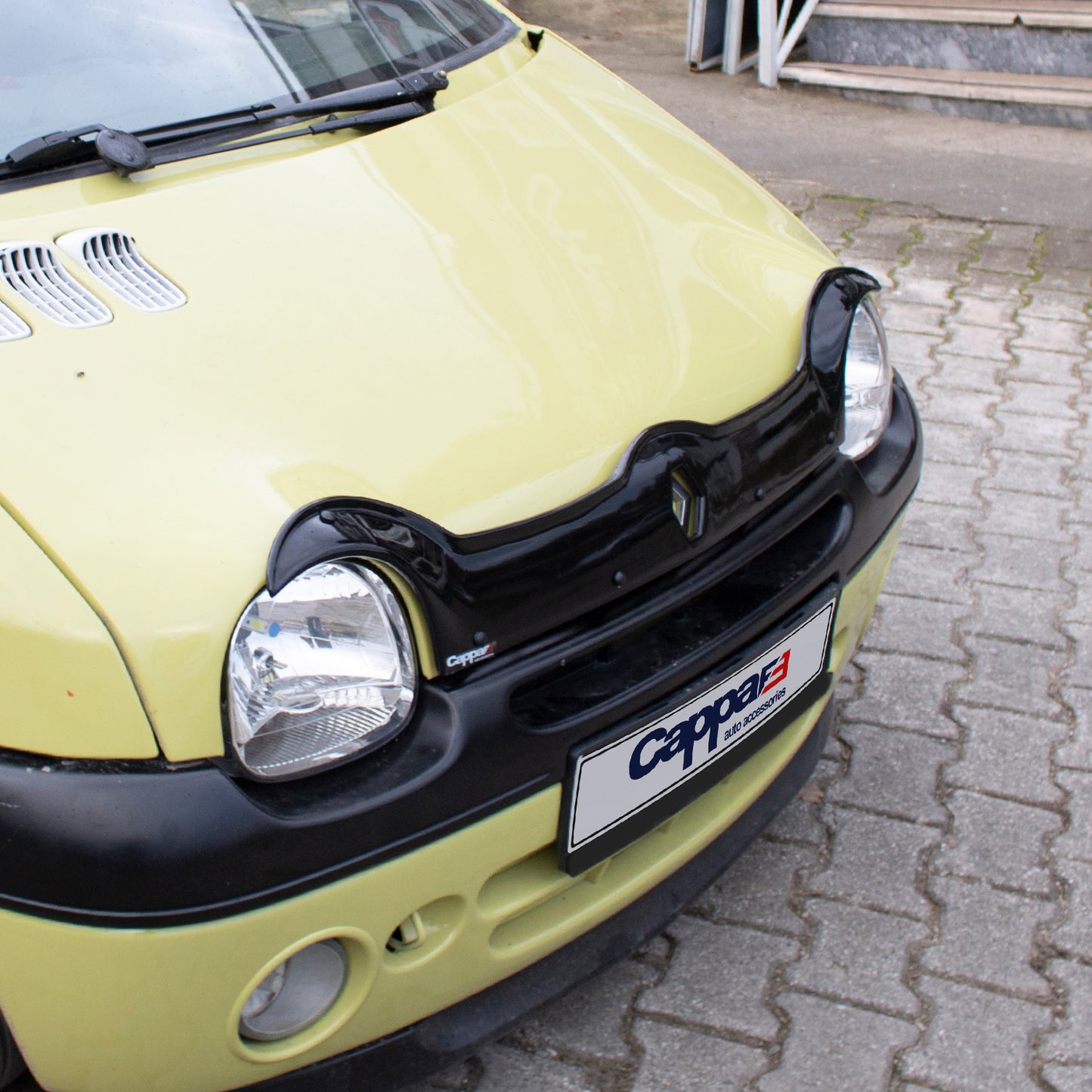 Front Hood Protection Spoiler for Renault Twingo (1993–2002) – Bug Shield & Hood Deflector Guard