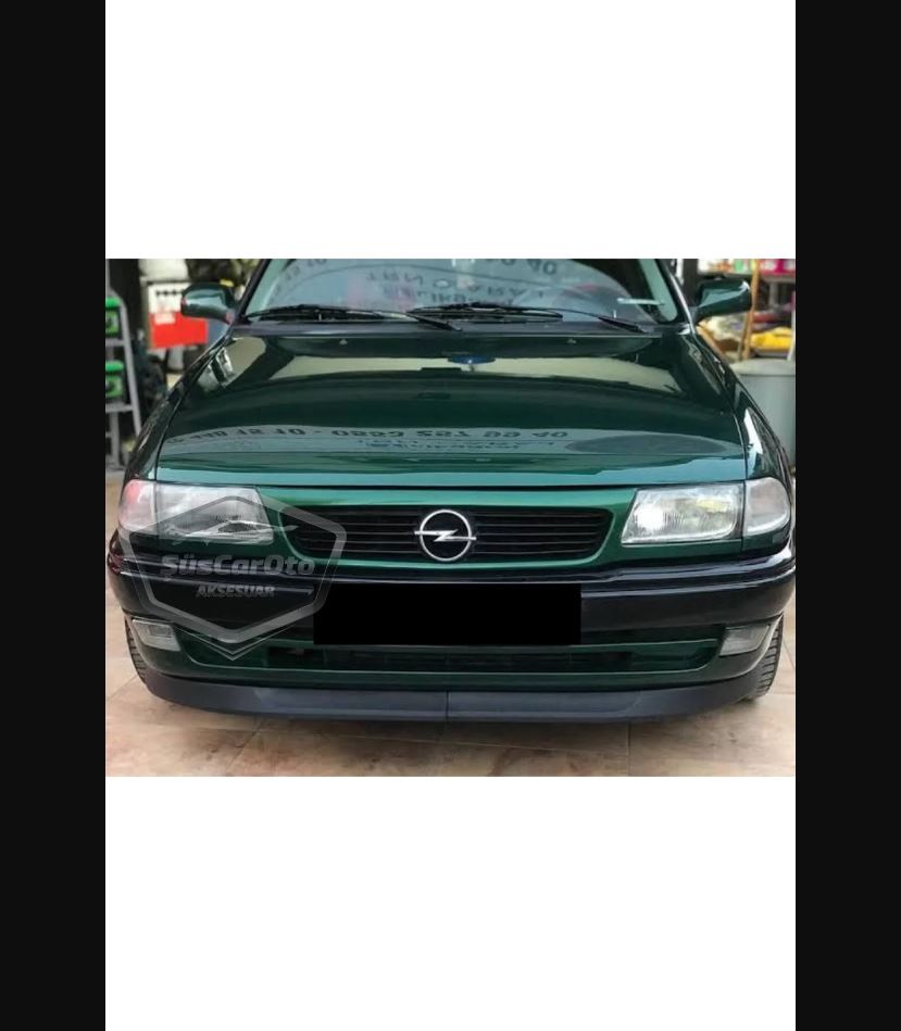 Flexible 2-Piece Front Lip for Opel Vectra A (1988–1995) & Astra – Under Bumper Insert Spoiler