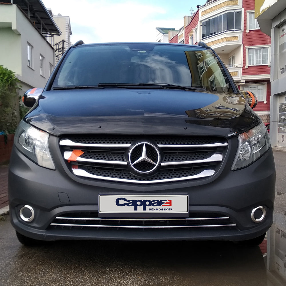
                  
                    For Mercedes-Benz Vito W447 Front Hood Protection Spoiler (2015–2023) – Bug Shield Hood Deflector Guard
                  
                