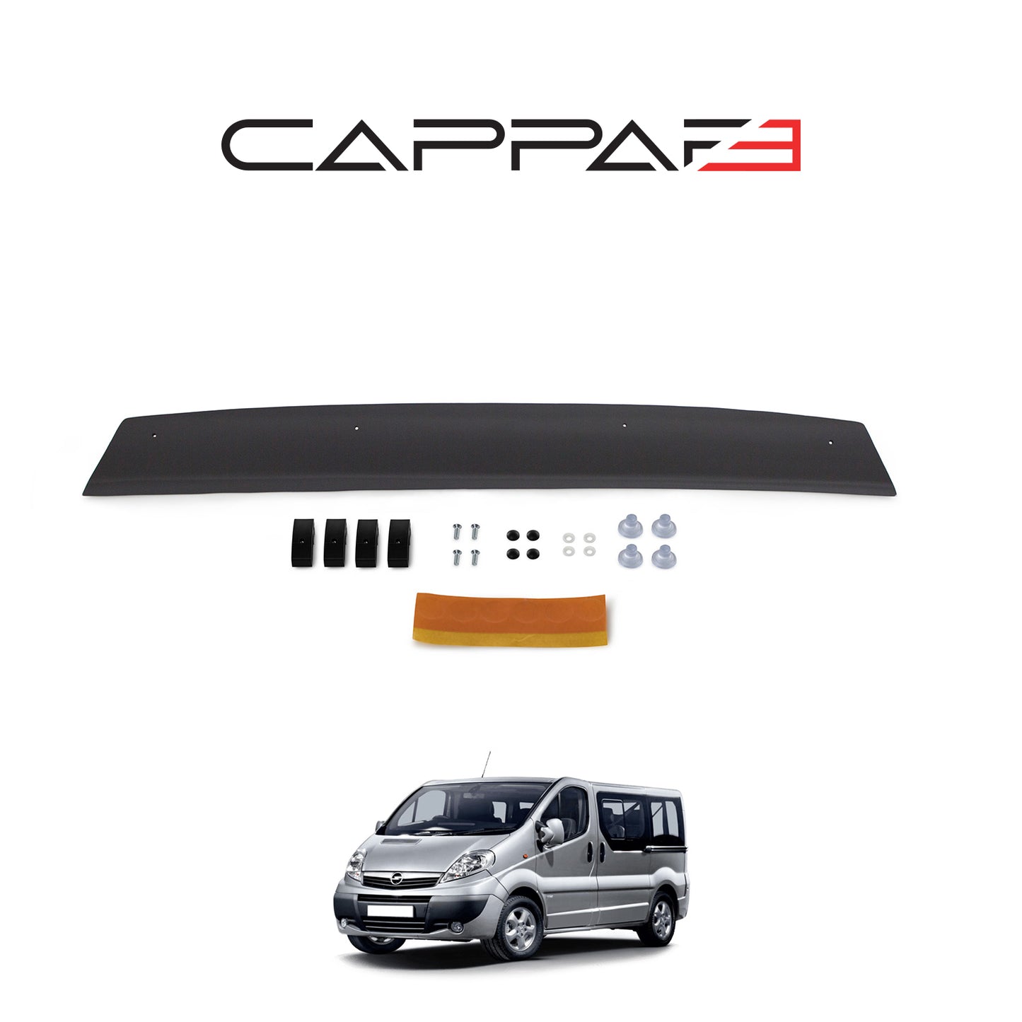 For Premium Front Hood Deflector for Opel Vivaro (2001–2018) – Ultimate Bug & Stone Shield Guard