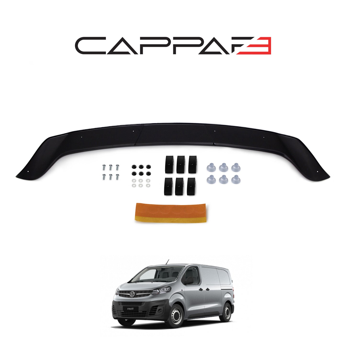 Front Hood Deflector for Opel Vivaro & Zafira Life (2001–2024) – Bug Shield & Hood Protector