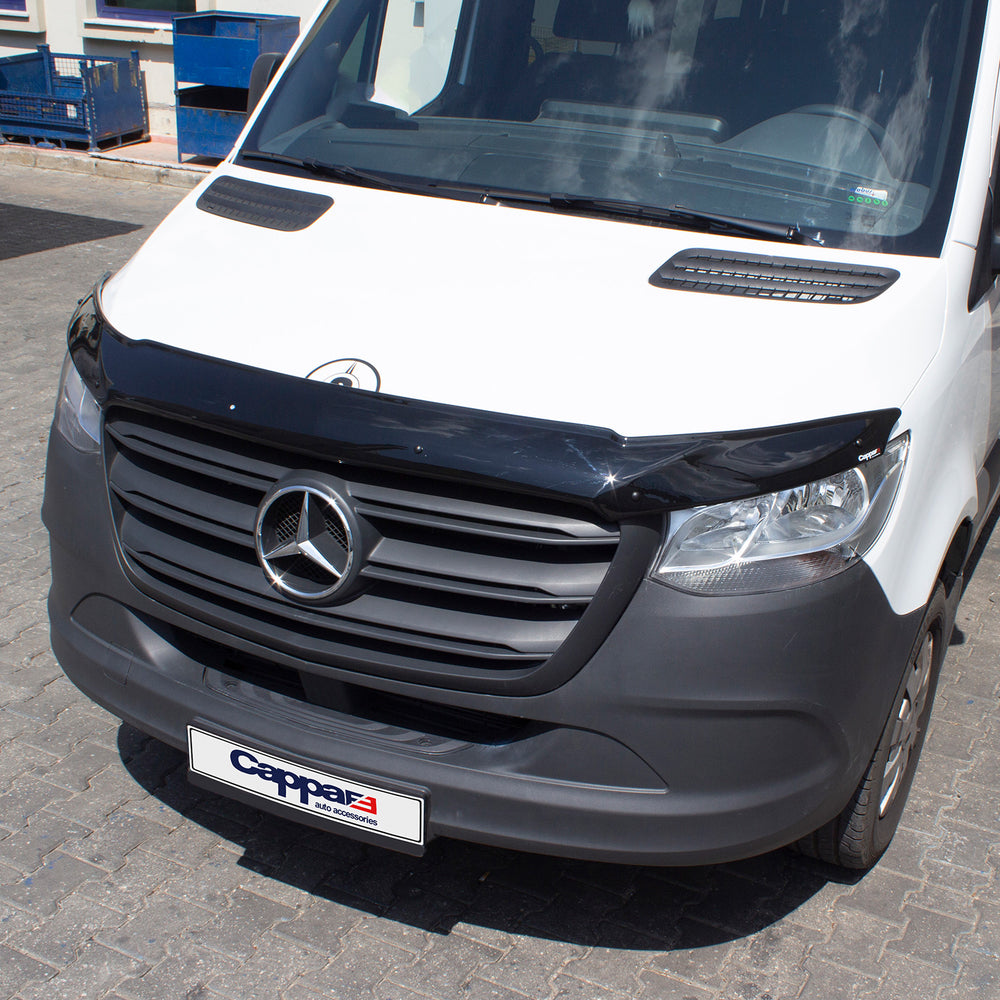 
                  
                    For Mercedes-Benz Sprinter W907 Front Hood Protection Spoiler (2018–2025) – Bug Shield Hood Deflector Guard
                  
                